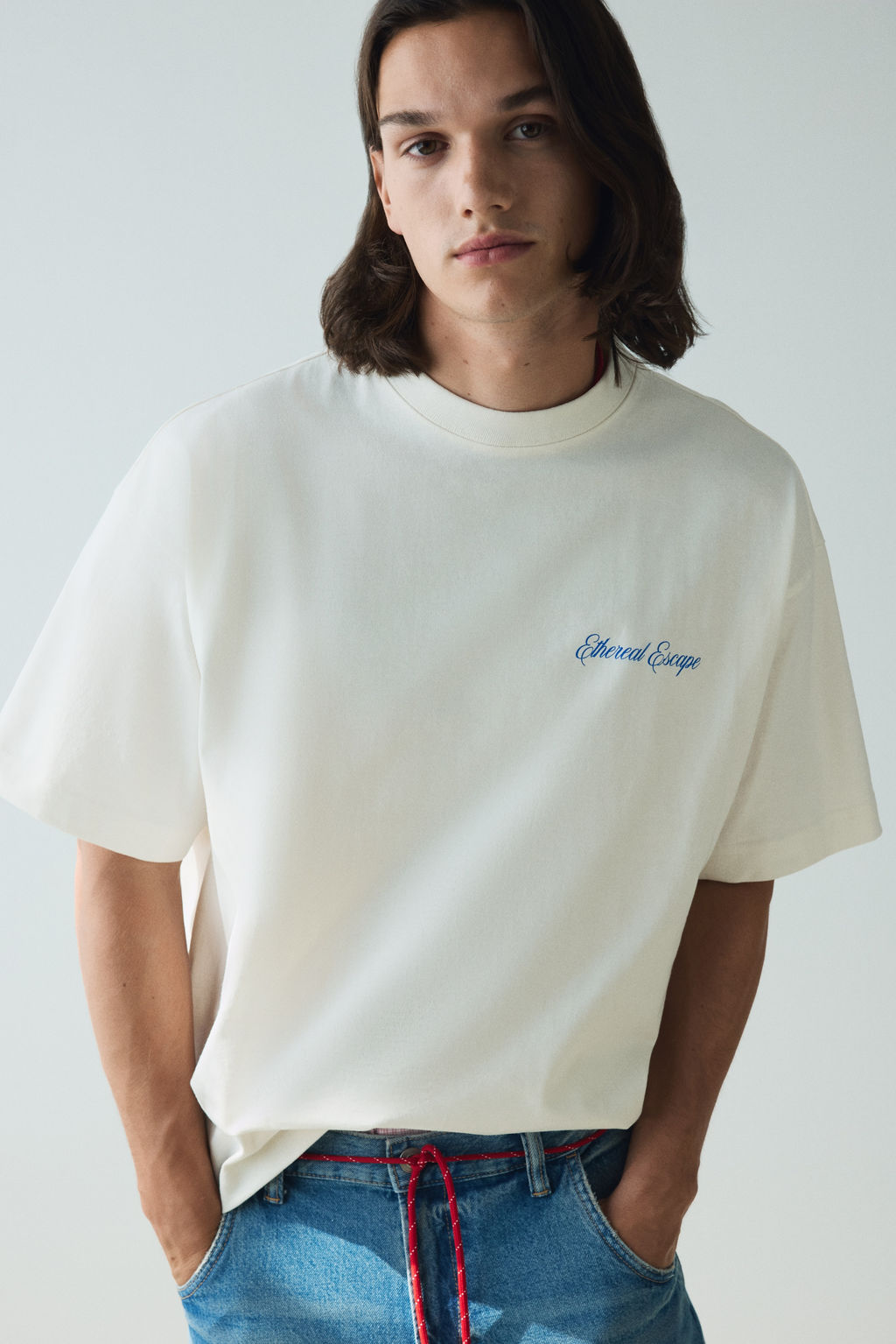 Camiseta con estampado Oversized Fit - H&m фото 5