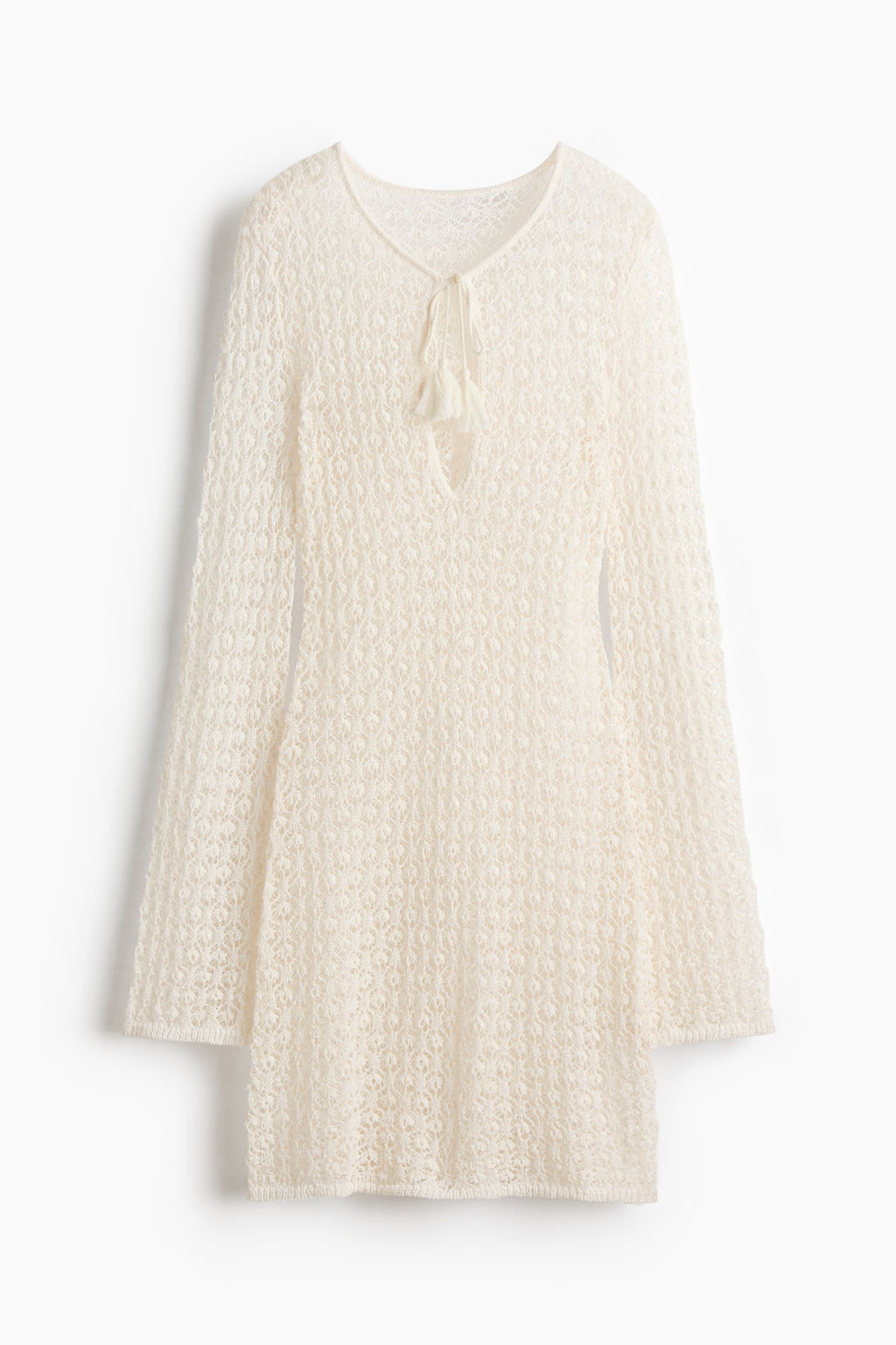 Vestido playero efecto crochet - H&m фото 3