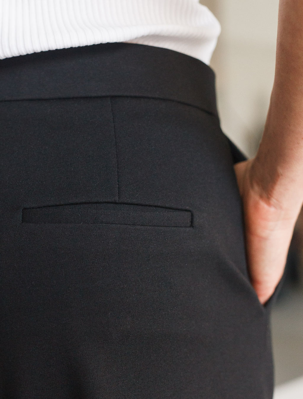 Брюки Vilatte D44.155 хлопок чёрный  фото 3