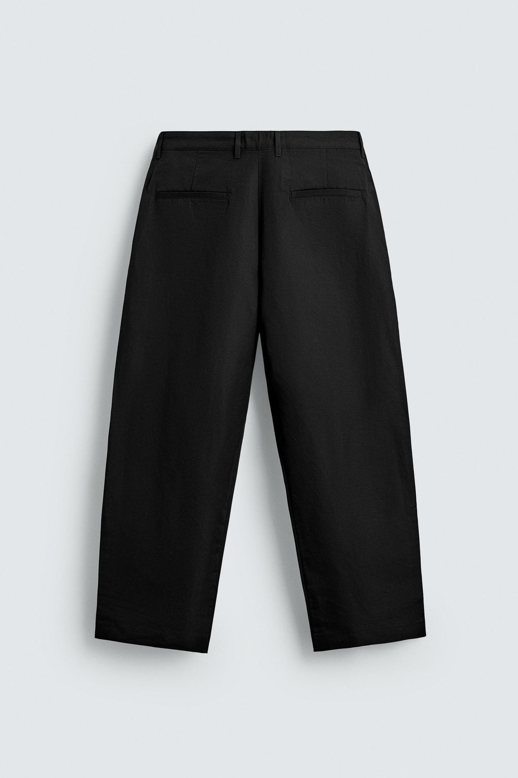 RELAXED FIT PLEATED TROUSERS - Zara фото 7
