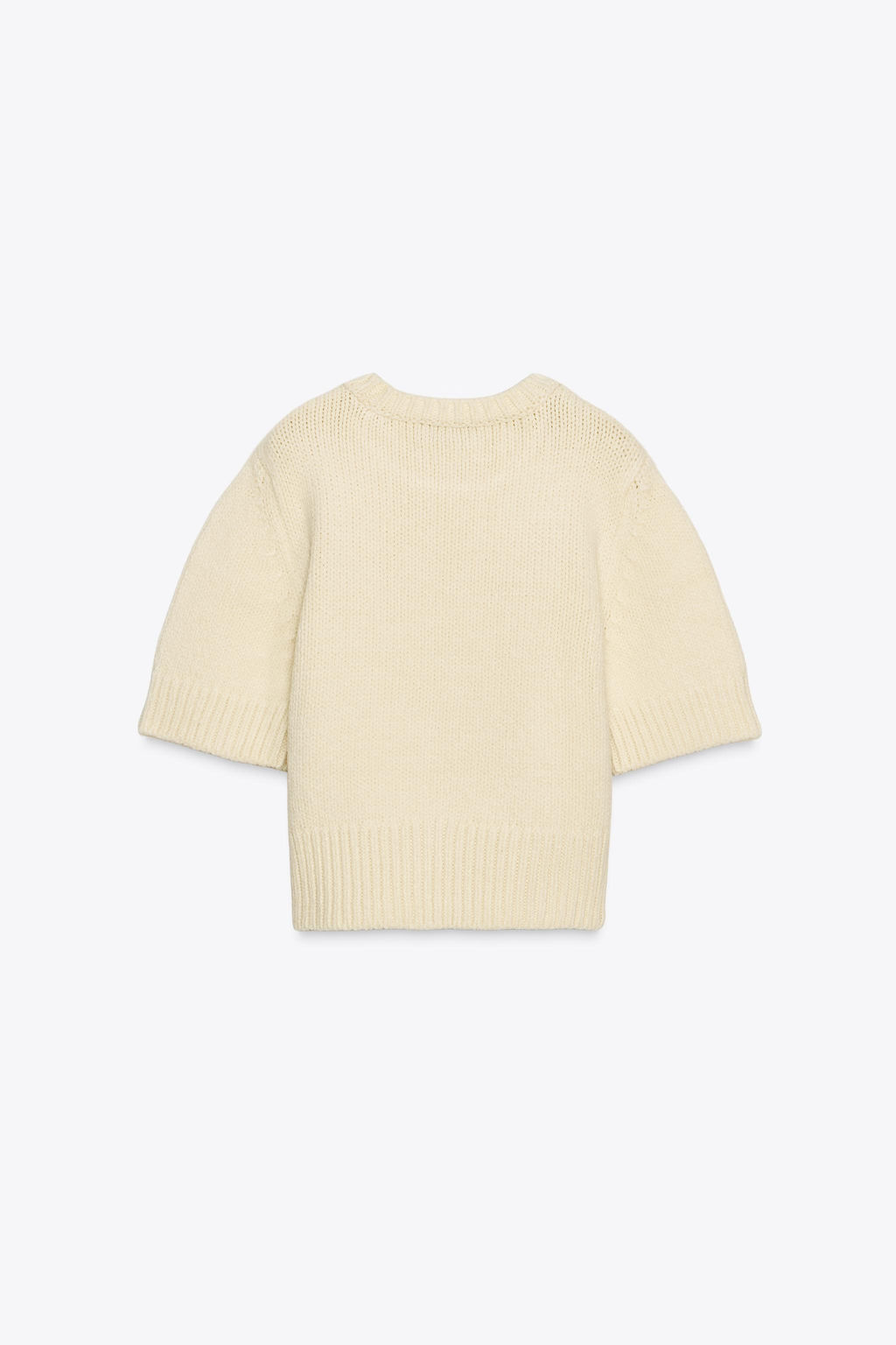 SHORT SLEEVE KNIT SWEATER - Zara фото 6
