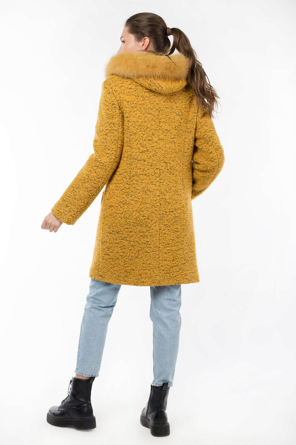 02-1734 Пальто женское утепленное - Империя пальто фото 6