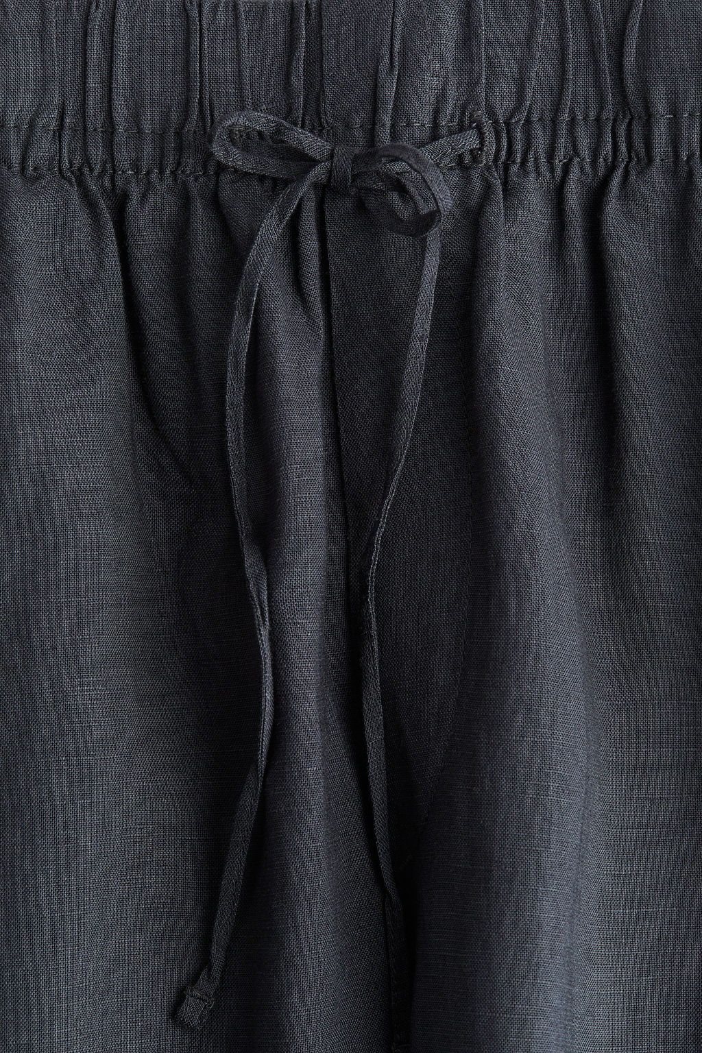 Pantal?n en mezcla de lino con cord?n de ajuste - H&m фото 8