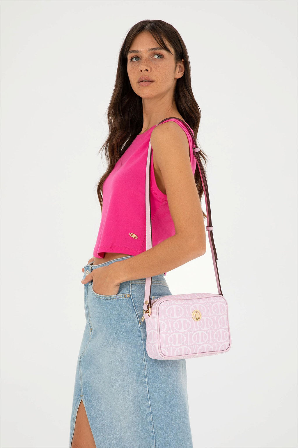 U. S. Polo Assn / Женская розовая сумка через плечо