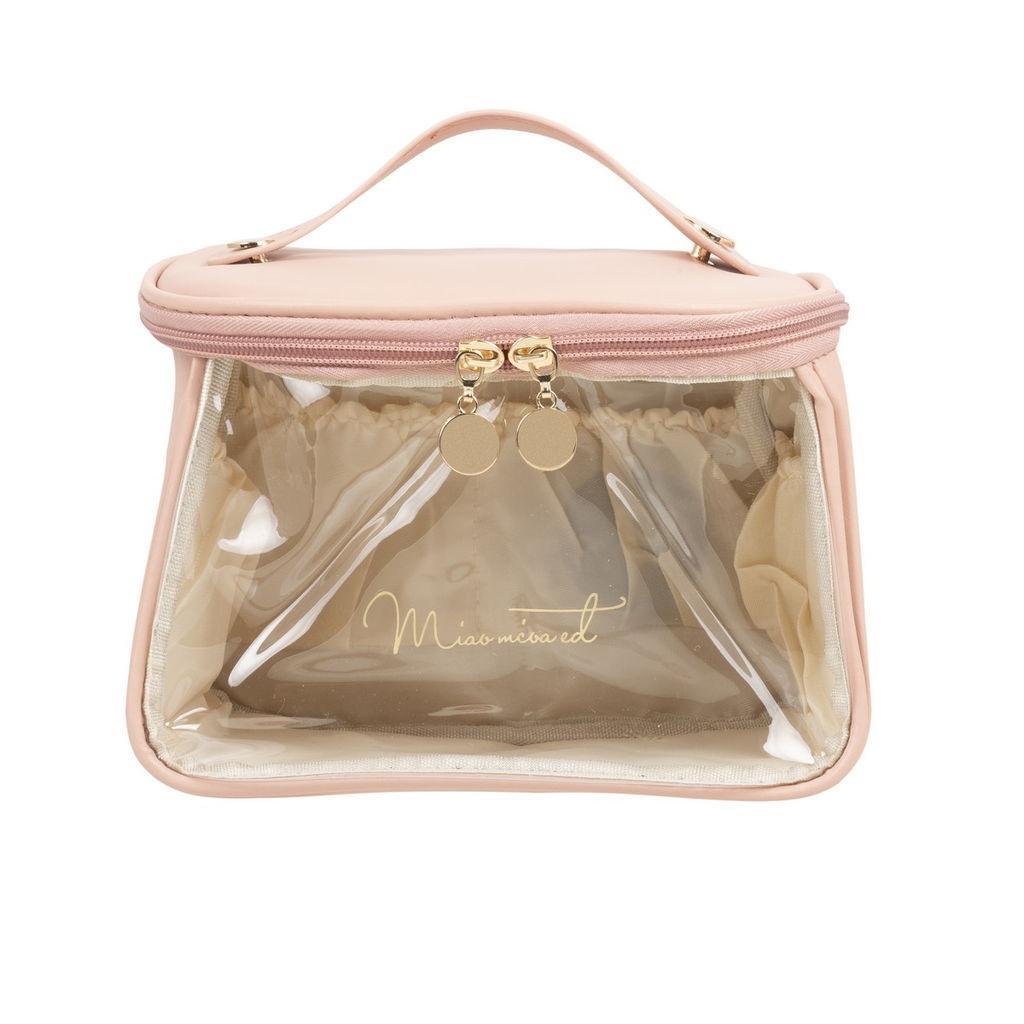 Kristaller Косметичка женская Elegant suitcase, пыльная роза