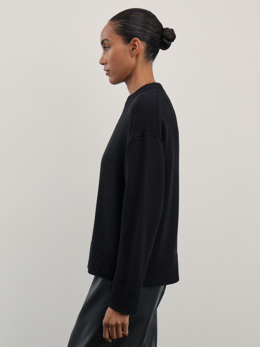 Базовый джемпер из хлопка / Zarina  фото 4