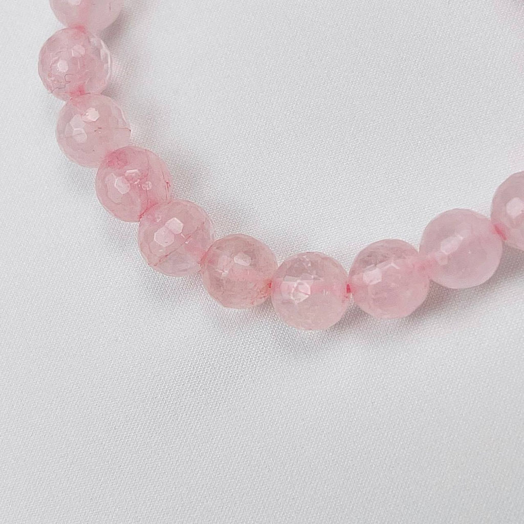 Браслет из Розового кварца 19 см