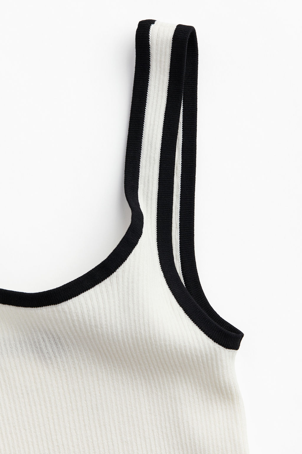 Vestido en punto de canale con vuelo - H&m фото 9