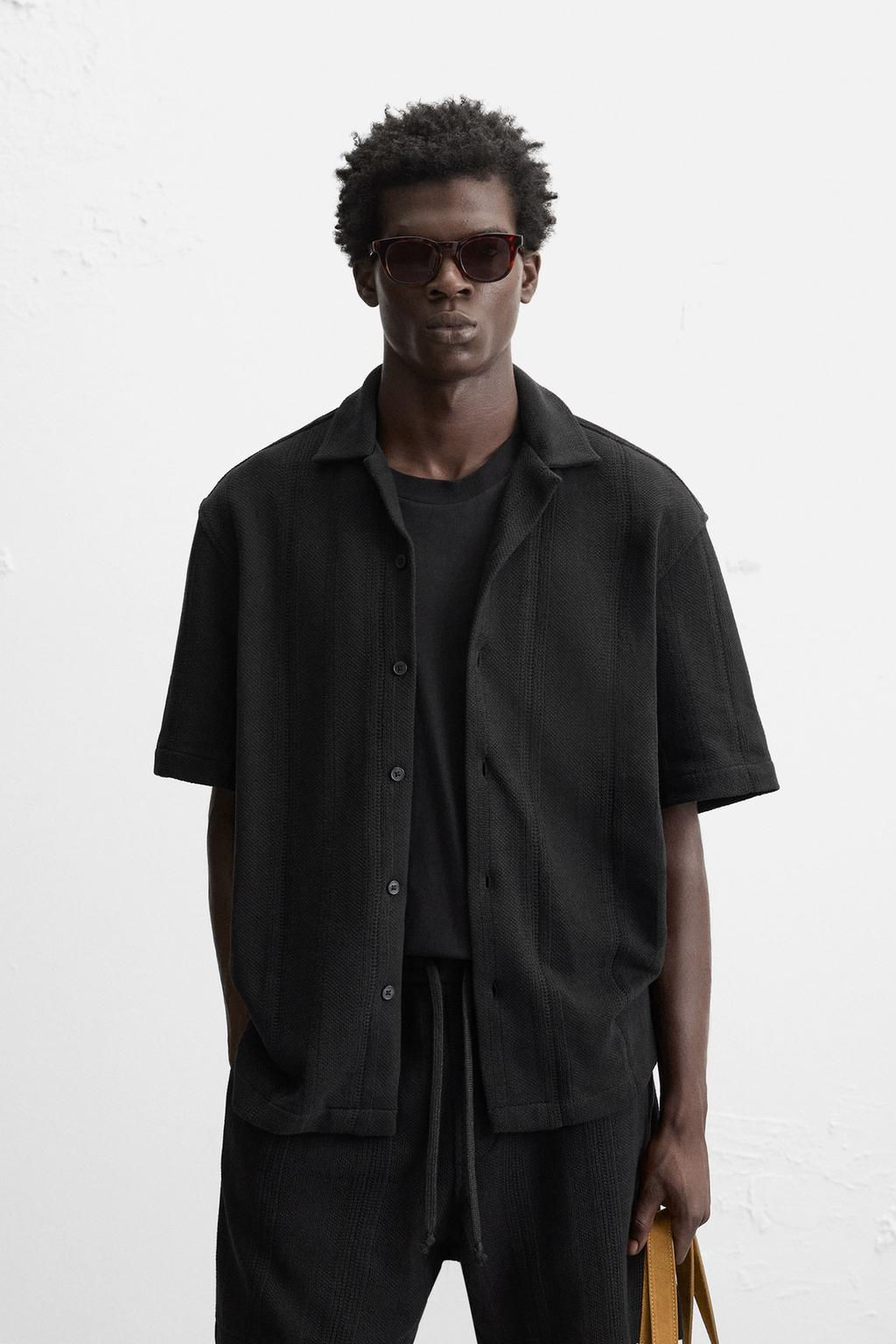 TEXTURED JACQUARD SHIRT - Zara фото 10