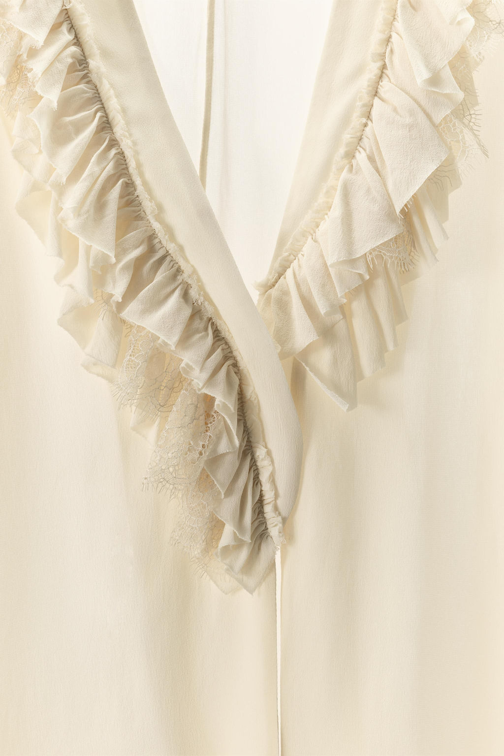 ZW COLLECTION LIMITED EDITION FLOWING RUFFLED SHIRT - Zara фото 10