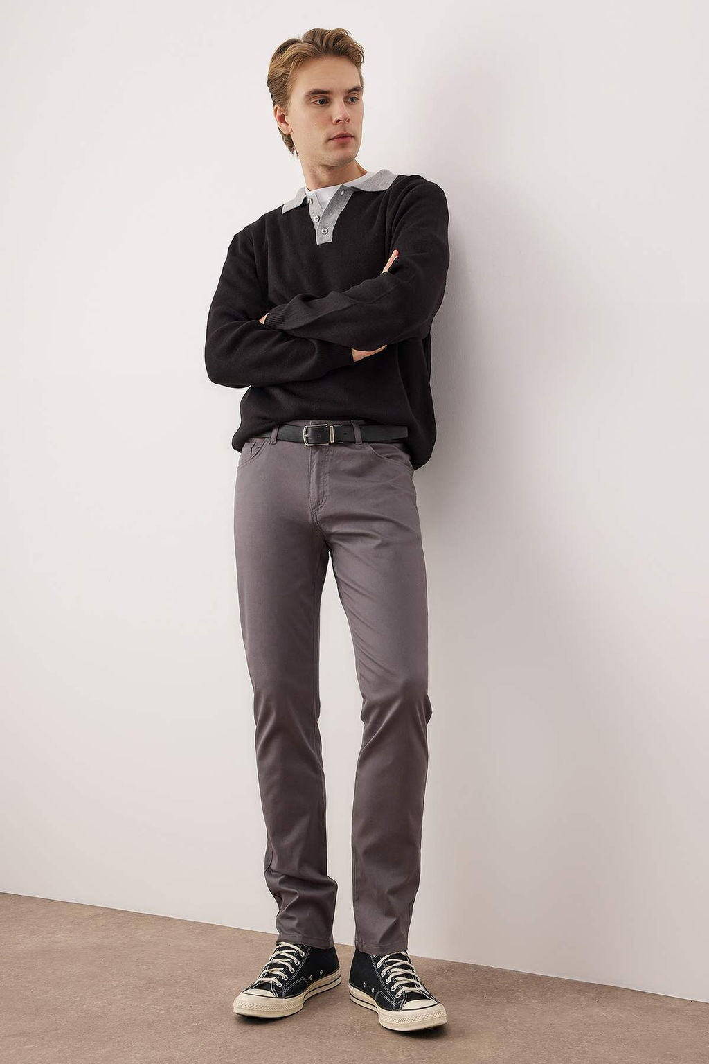 Haki Erkek Dokulu Kumas Pantolon TMNAW26PL00027 - Trendyolmilla фото 14