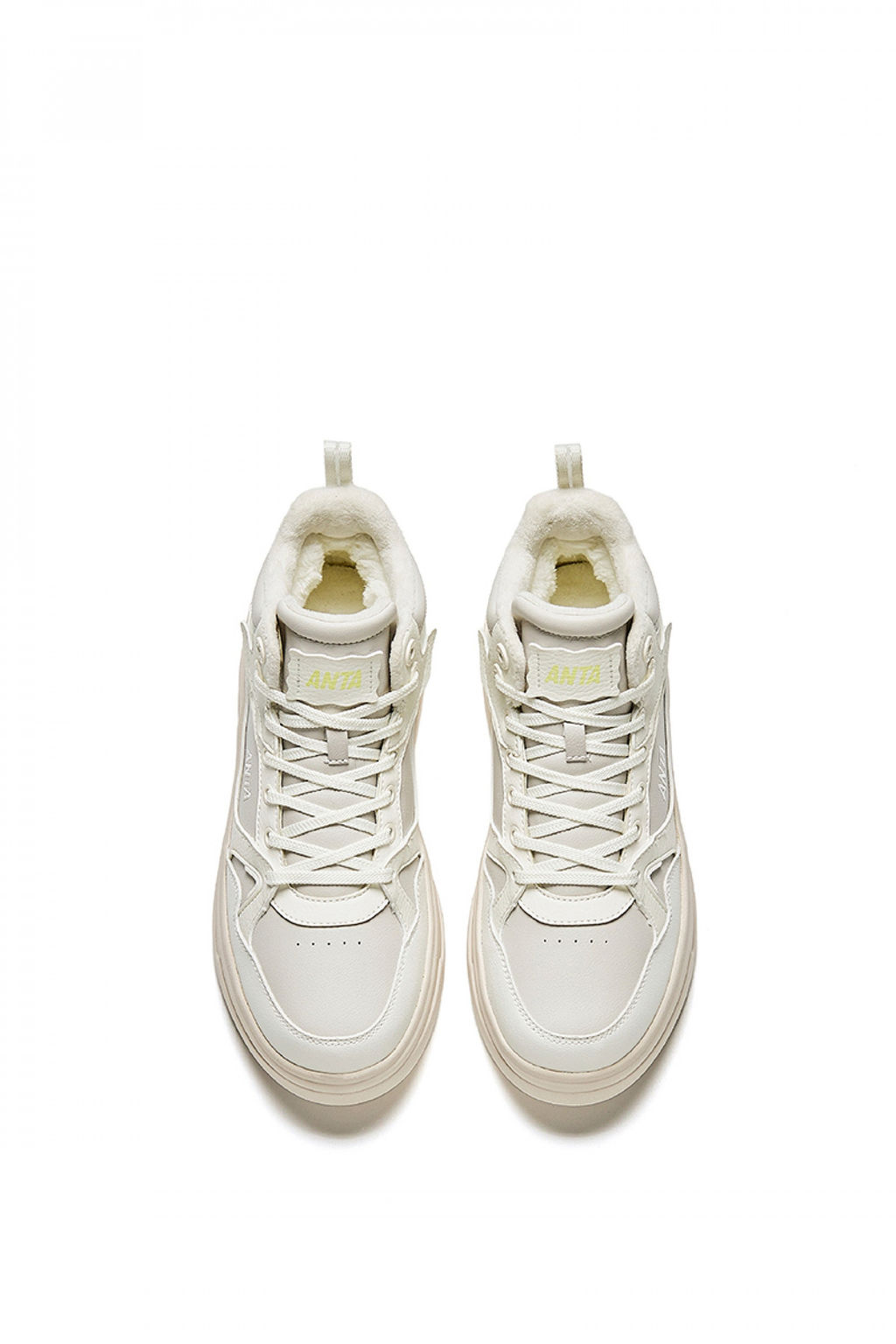 Кеды повседневные утепленные Серый/Бежевый Thick Sole - Anta фото 3