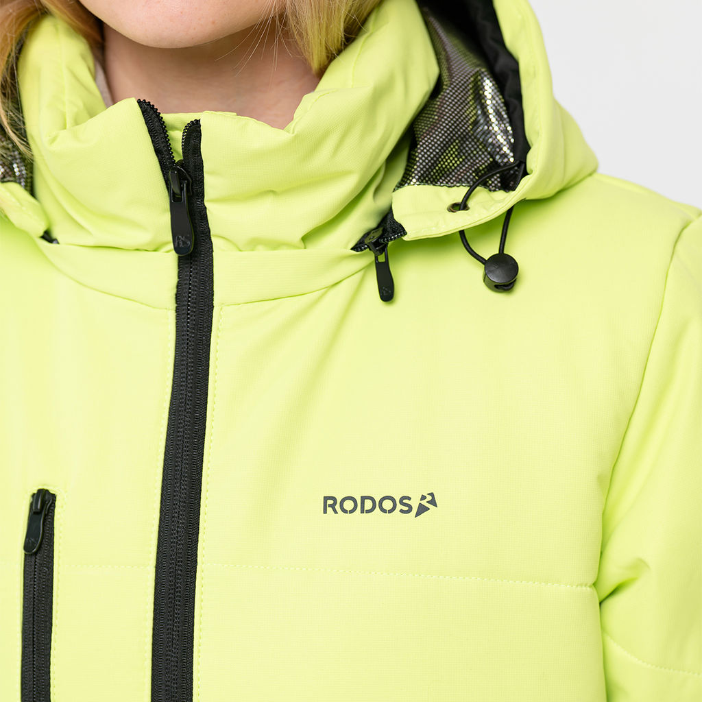 RODOS Утеплённый костюм женский мембрана зима М-218/1 Лайм/Чёрный