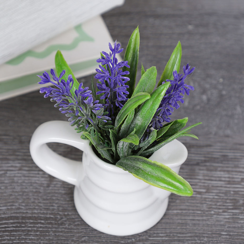 Цветочная композиция Лаванда лейка 11 см / 9090-4 /уп 72/ - Галеонтрейд фото 18