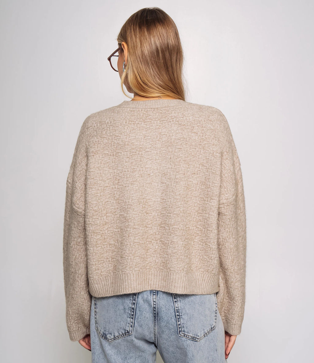 Джемпер #КТ6137, бежевый - Dommod фото 3