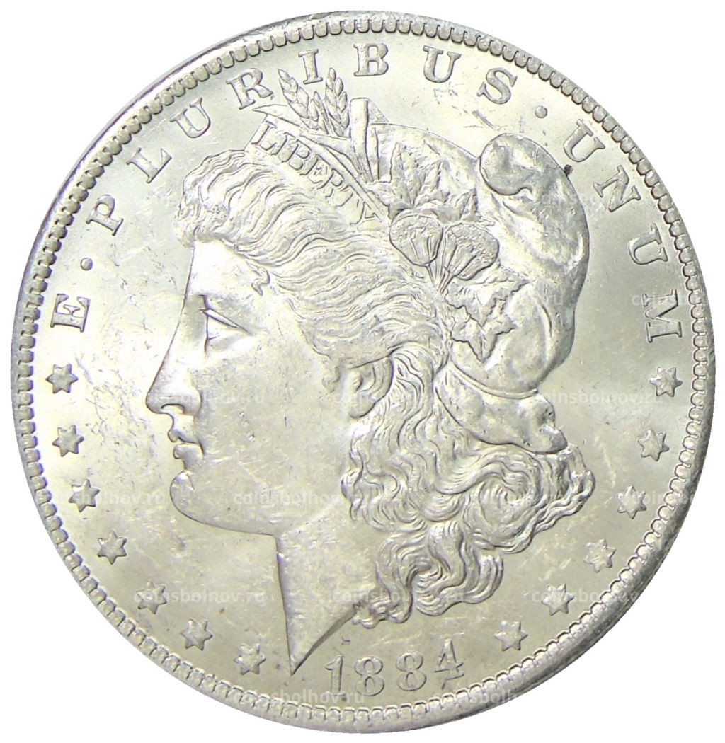 1 доллар 1884 года O США Доллар Моргана