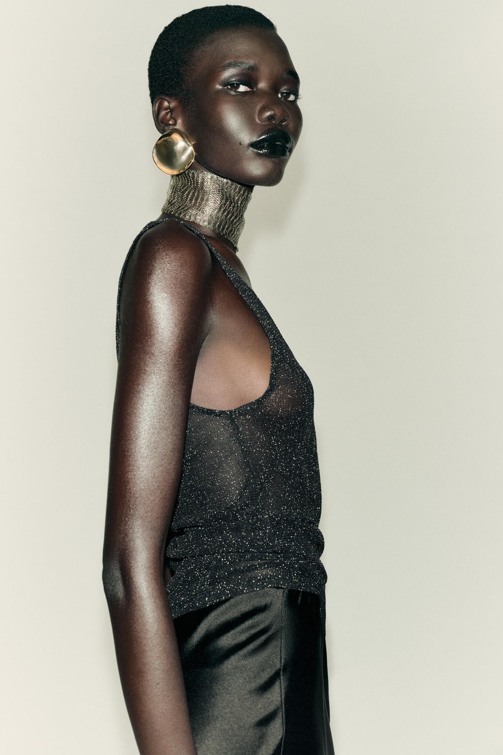 METALLIC THREAD TOP - Zara фото 5