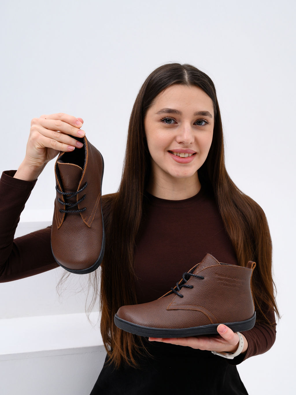 Ботинки женские демисезонные 208.NATAbl.Светло-коричневая оттима/Байка