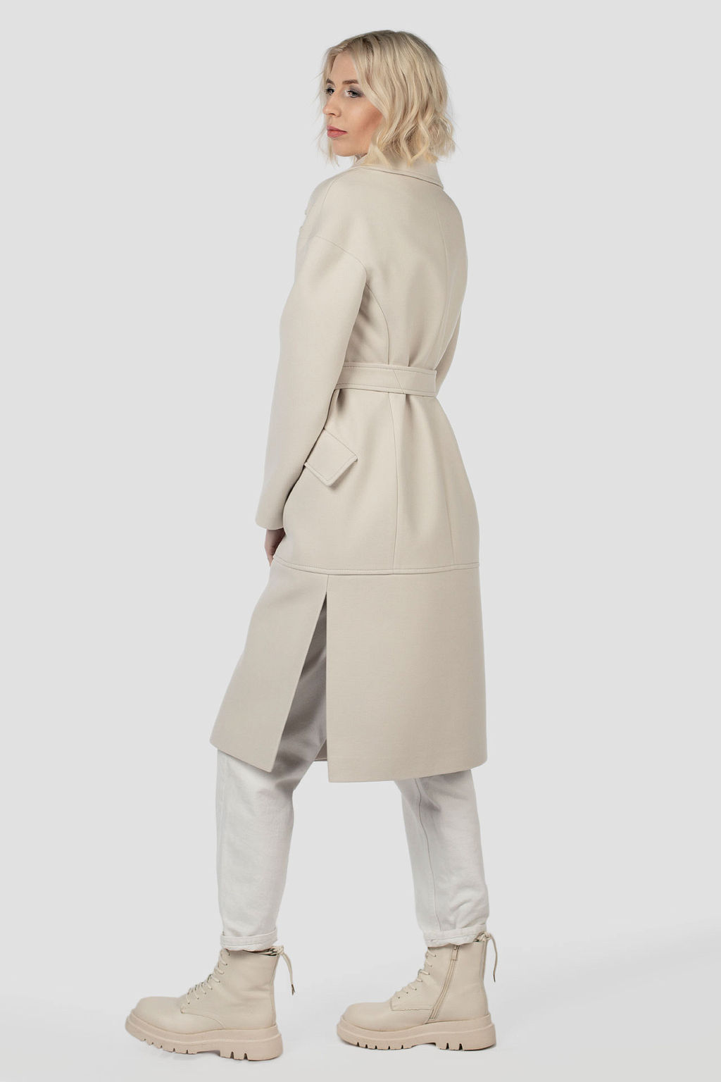 Пальто демисезонное (пояс)