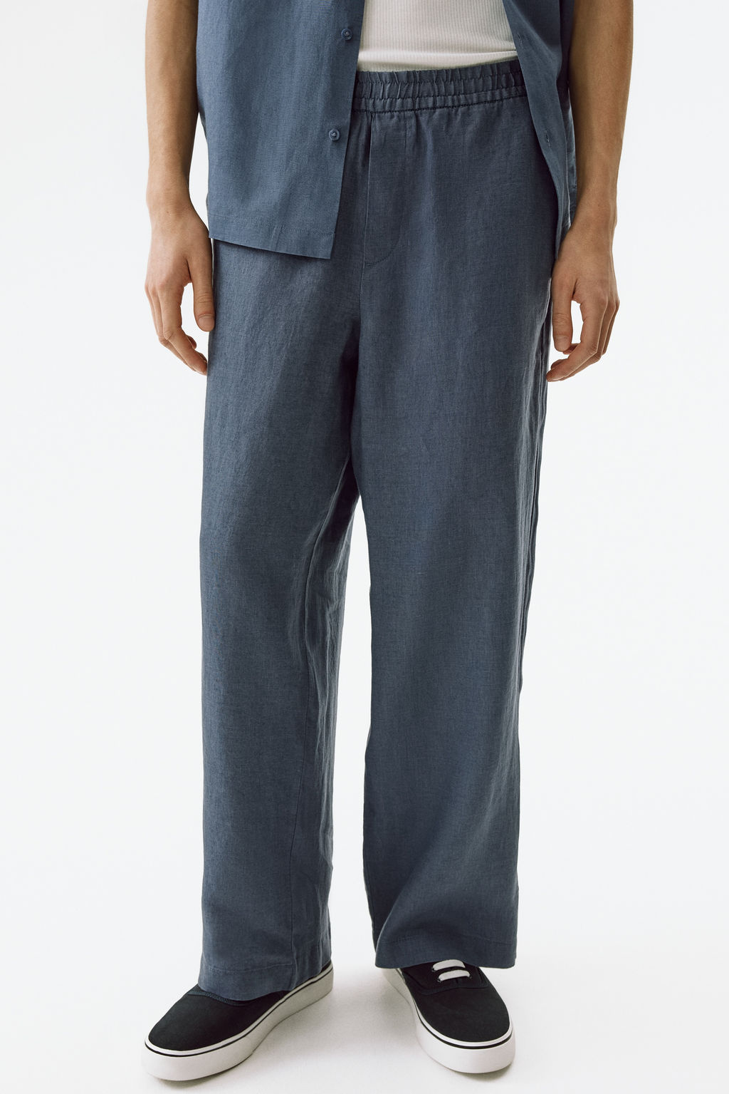 Pantal?n de lino Loose Fit - H&m фото 7