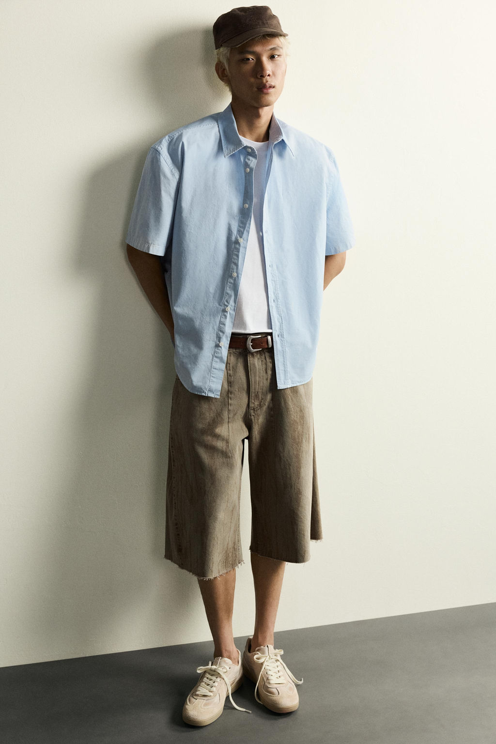 JORTS DENIM LAVADO ESTAMPADO / Tostado - Zara фото 5