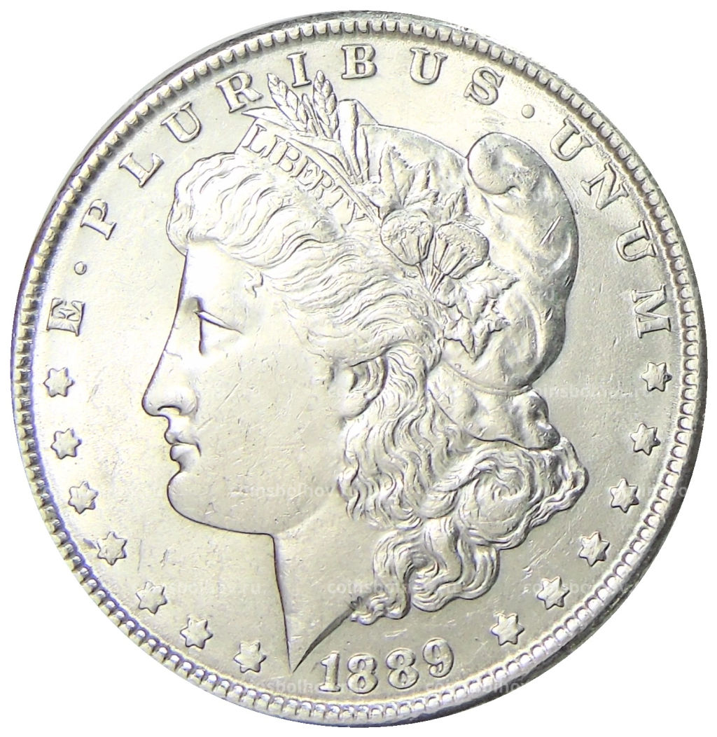 Монета 1 доллар 1889 года США Доллар Моргана