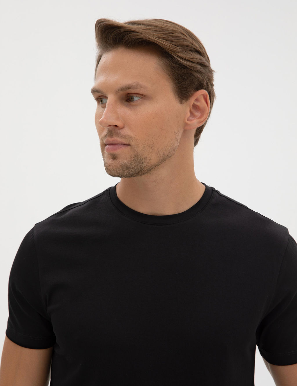 Siyah Slim Fit Basic Ti__rt - Pierre cardin фото 2