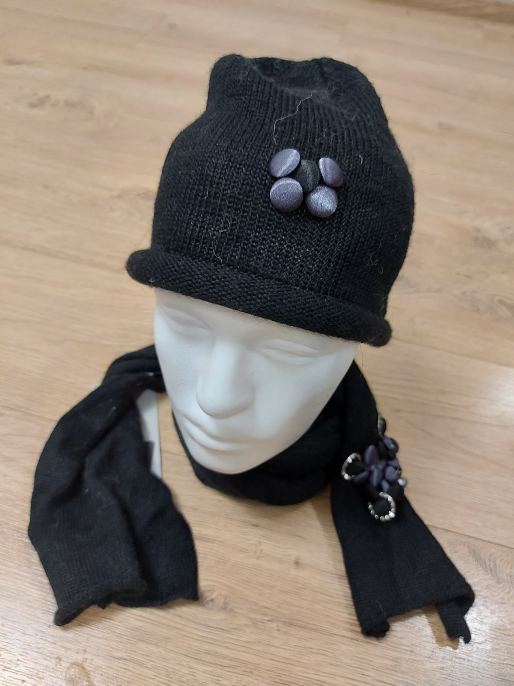 Комплект (шапка + шарф)