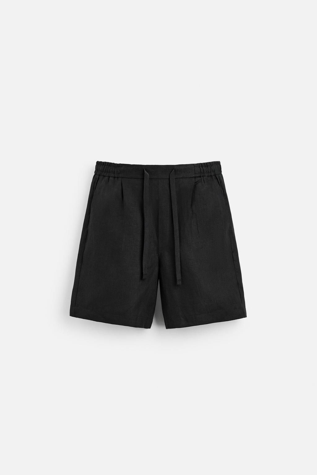 100% LINEN BERMUDA SHORTS - Zara фото 33