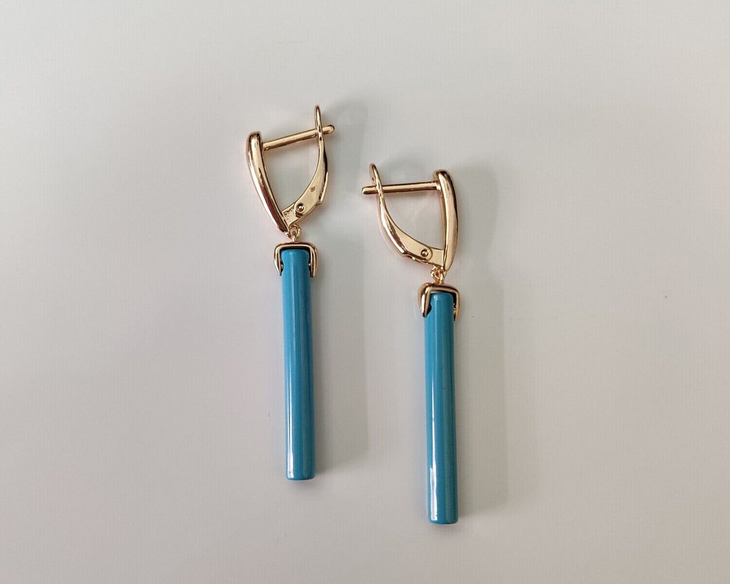 Серьги с керамикой