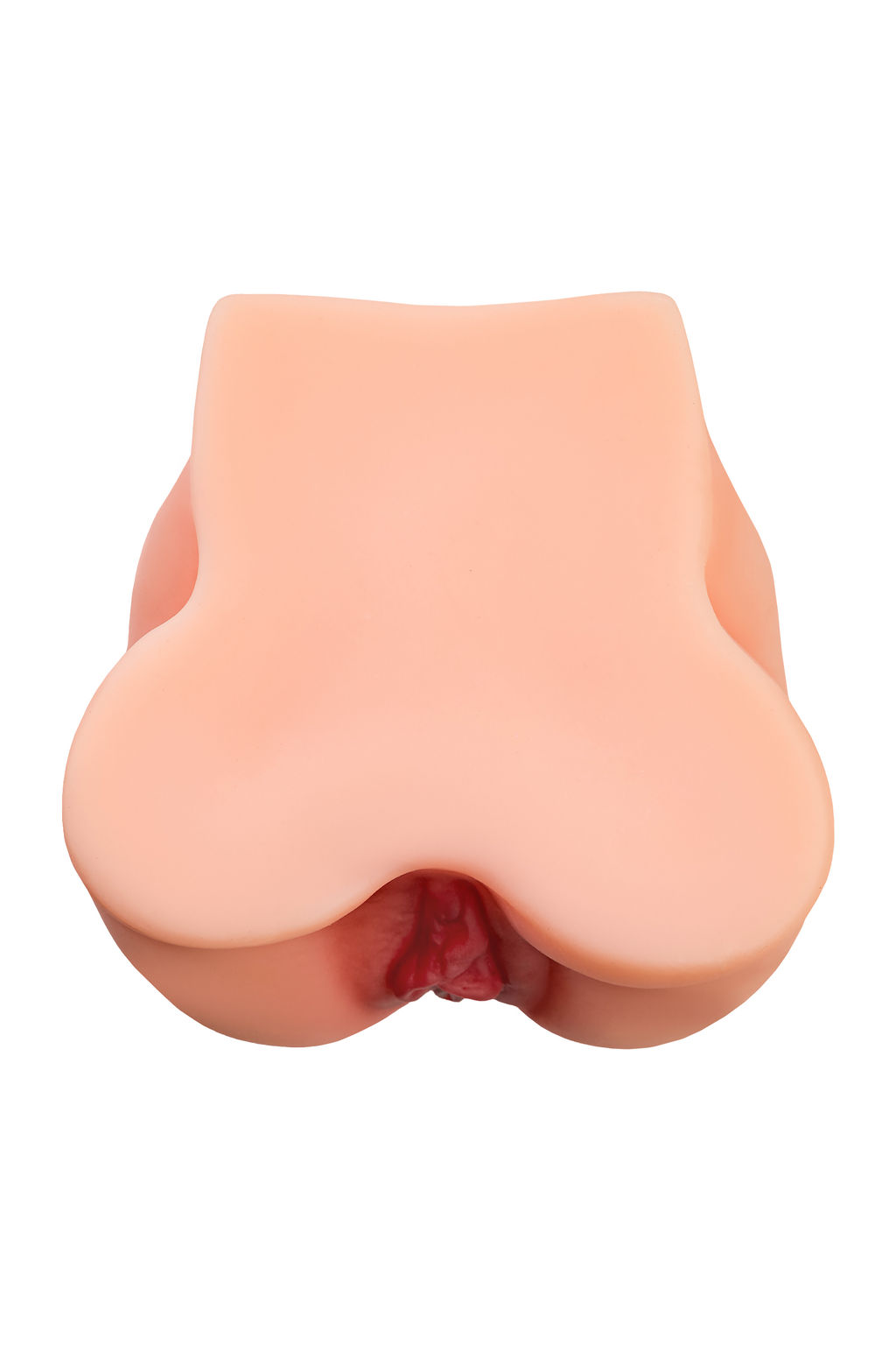 Мастурбатор реалистичный в форме попки, с 2 любовными входами, ТPE, телесный, 1 кг (в белой коробке