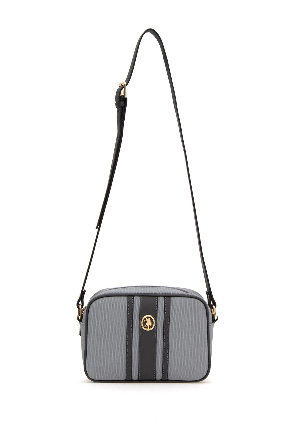 Женская сумка через плечо антрацитового цвета - U.s. polo assn фото 6