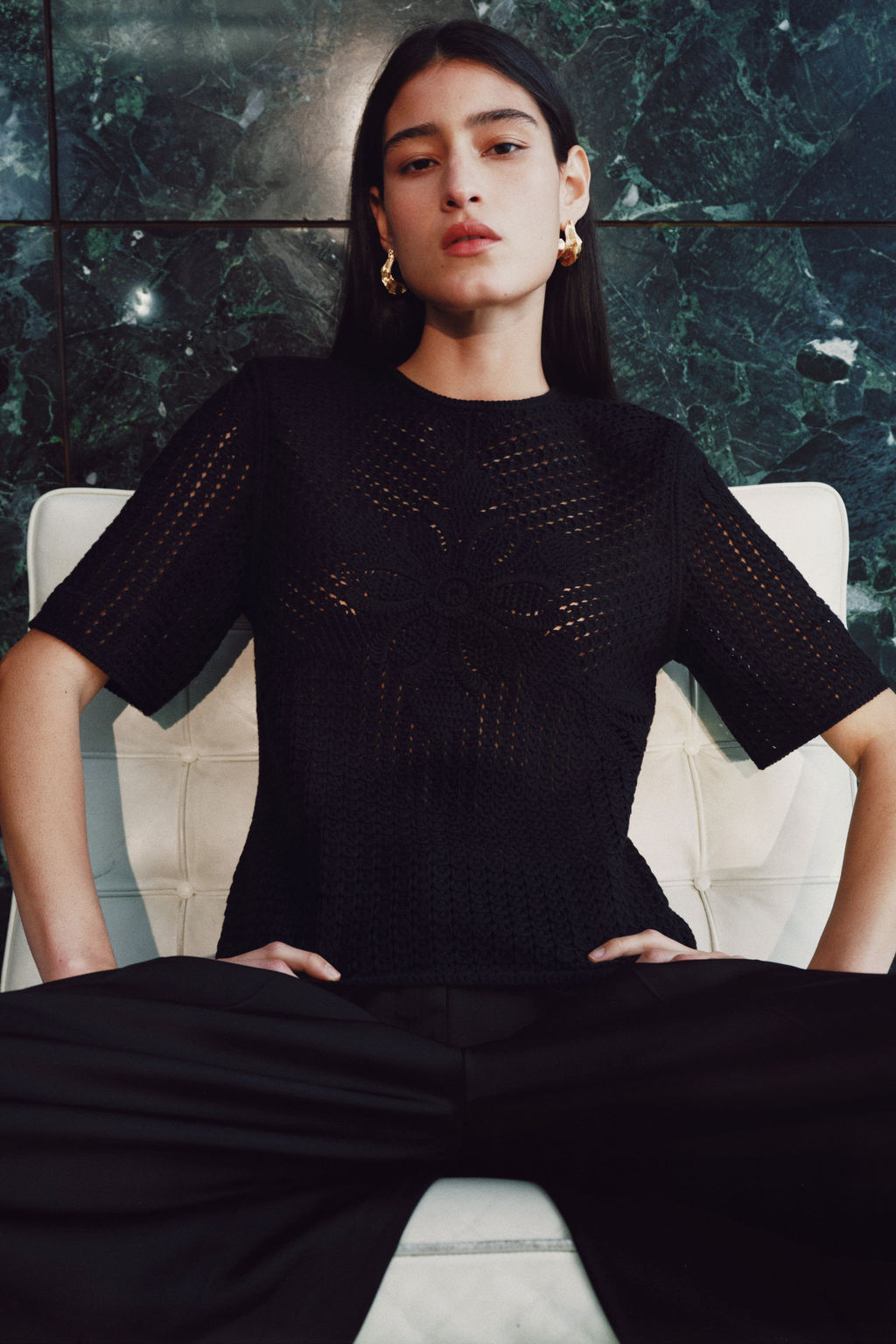 Top efecto crochet - H&m фото 4