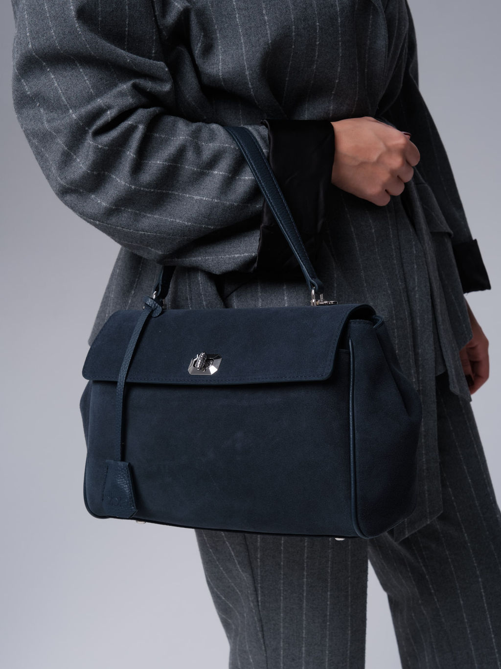 Замшевая сумка Nadi DBR 31356 синий  фото 3