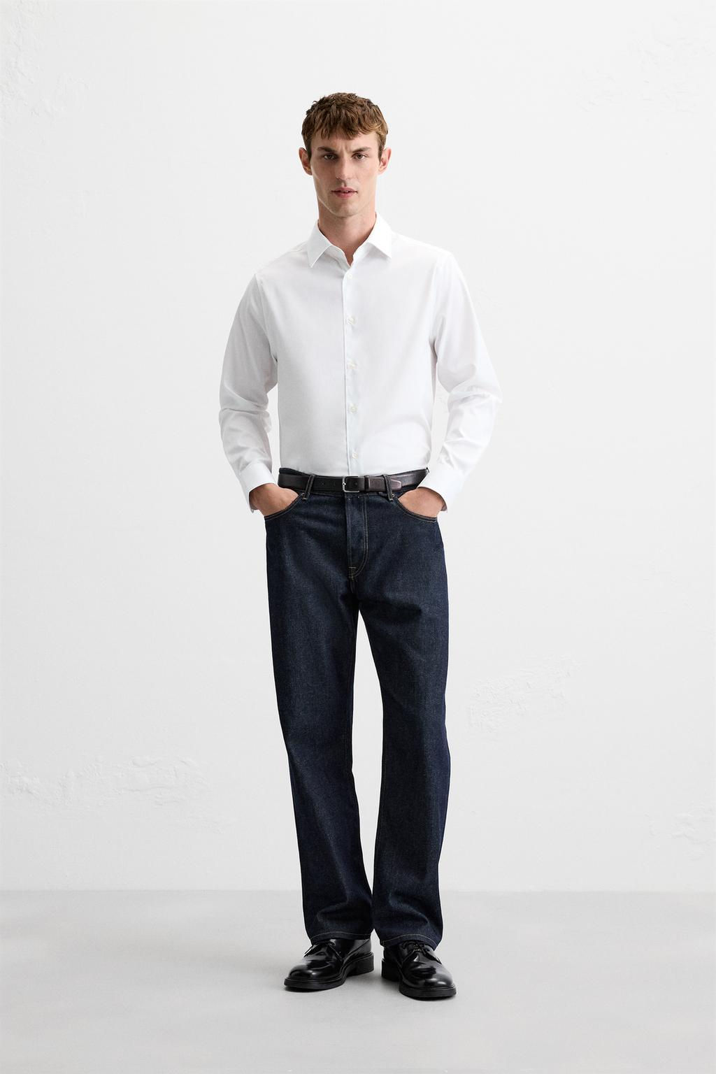 TEXTURED TWILL SHIRT - Zara фото 12