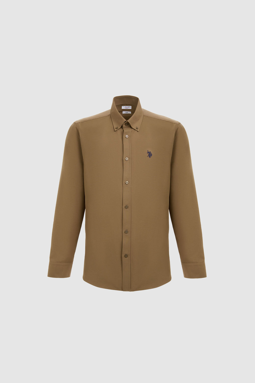 Erkek Haki Uzun Kollu Basic G_mlek - U.s. polo assn фото 7