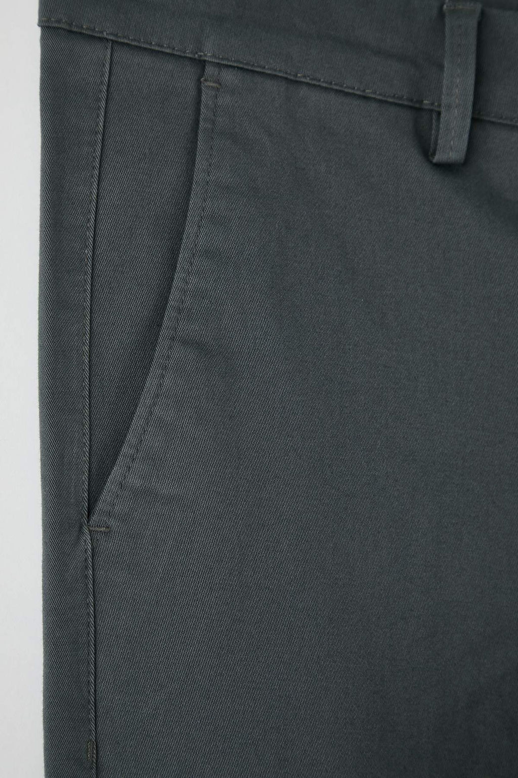 Olive Erkek Gabardin Dokulu Kumas Pantolon TMNAW26PL00026