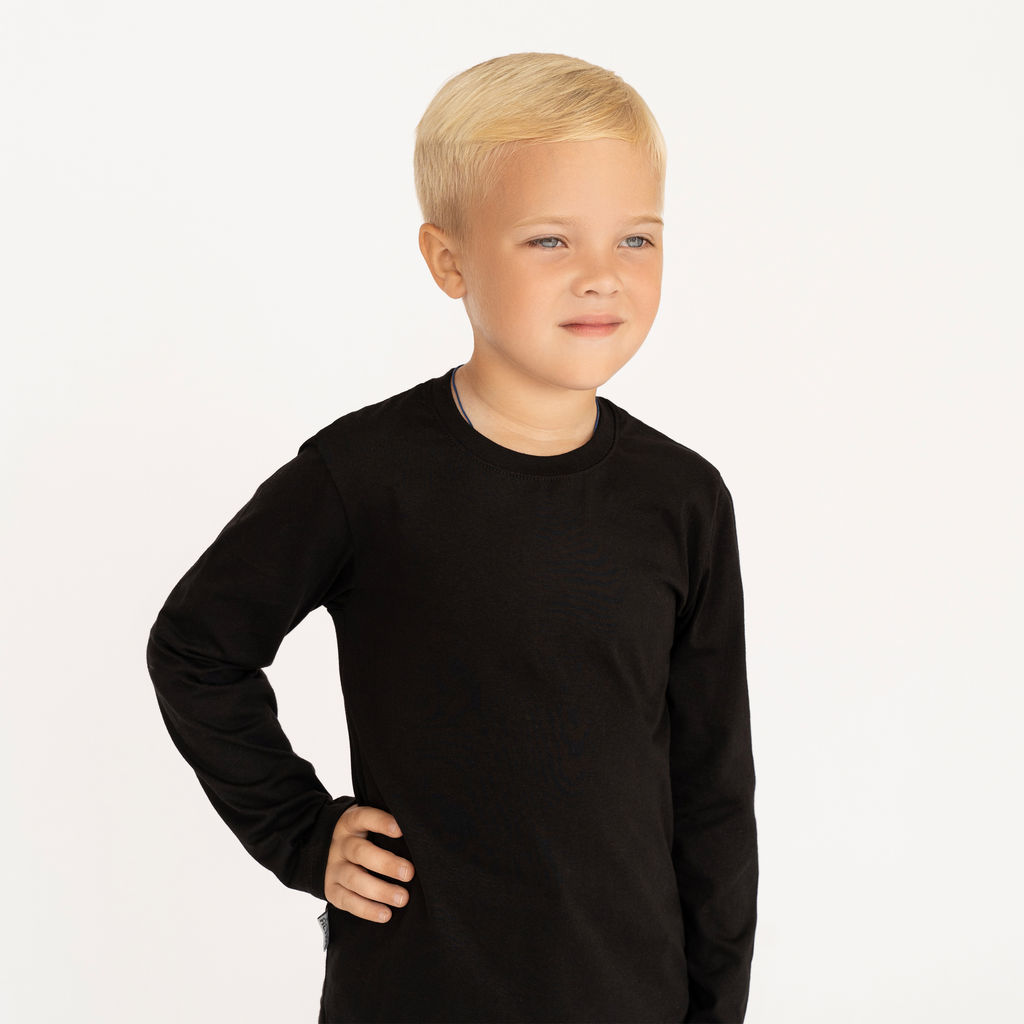 Джемпер детский черный 698 (146, 76)