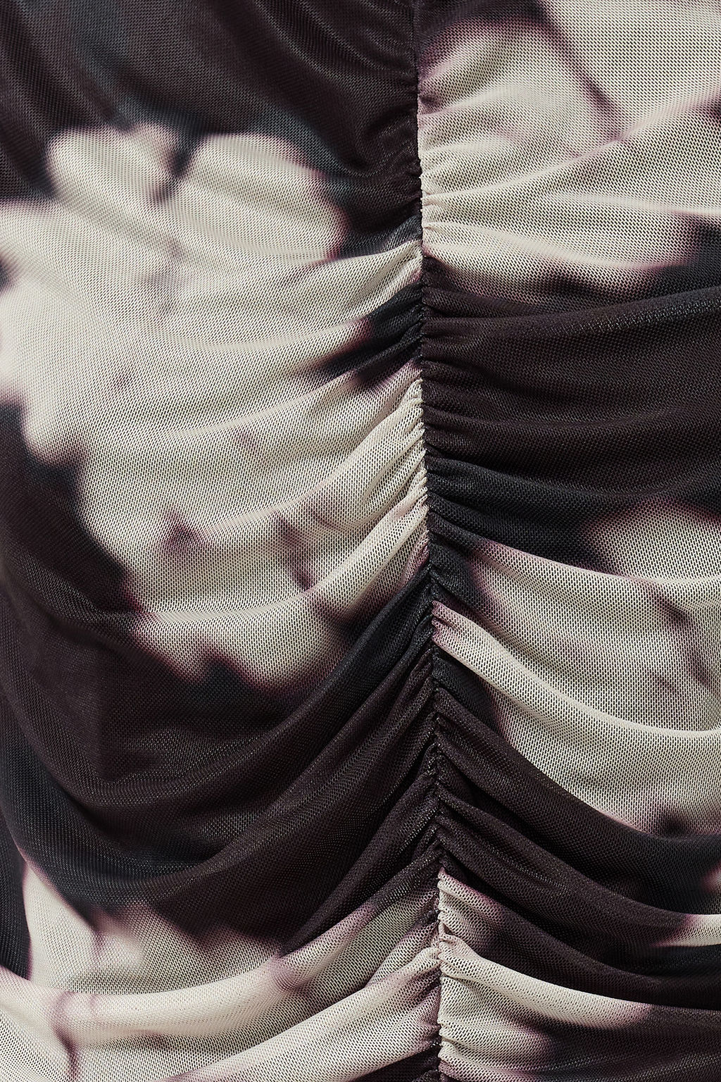 Siyah Soyut Desenli Buzgu/Drape Detayl? Regular/Normal Kal?p Kay?k Yaka Bluz TWOSS24BZ00544 - Trendyolmilla фото 4