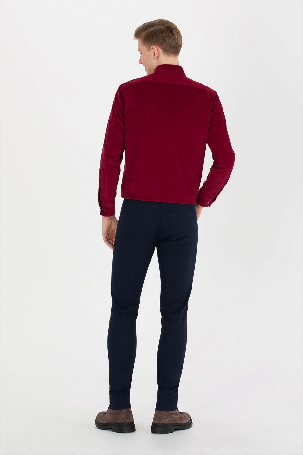 U. S. Polo Assn / Мужские темно-синие брюки из плотной ткани - U.s. polo assn фото 4