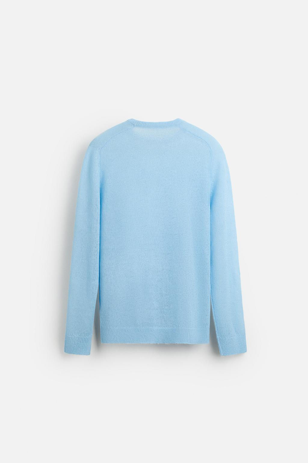 LIGHTWEIGHT TEXTURED SWEATER - Zara фото 17