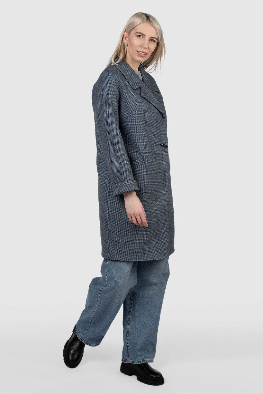 02-3200 Пальто женское утепленное - El podio фото 2