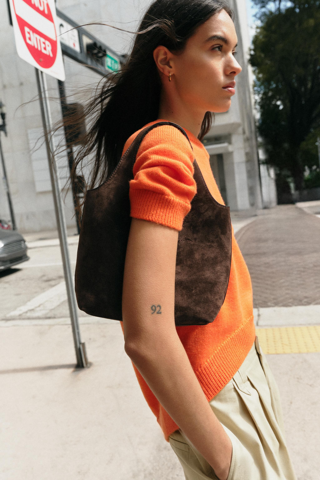 LEATHER MINI TOTE BAG - Zara фото 8