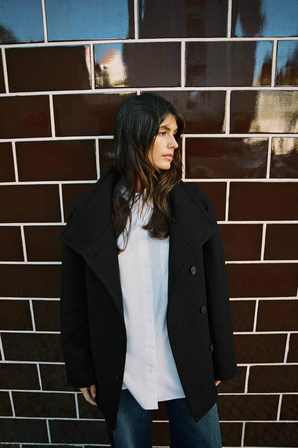 SHORT COAT WITH WOOL AND HIGH NECK - Zara фото 3