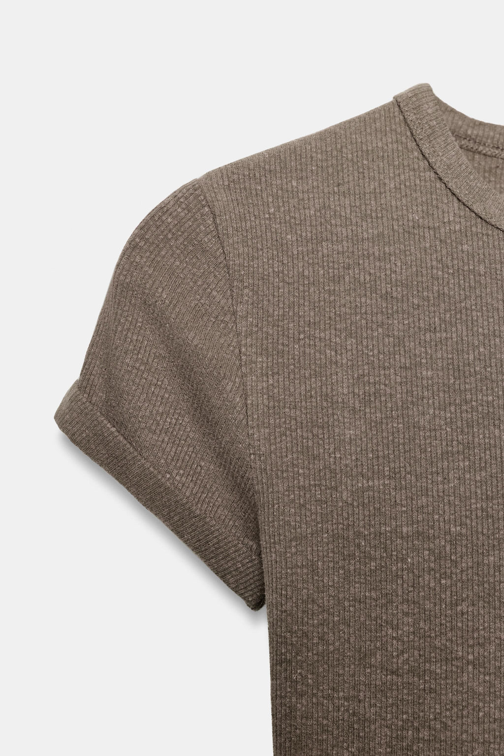 CAMISETA R?STICA CON LINO / Vis?n - Zara фото 6