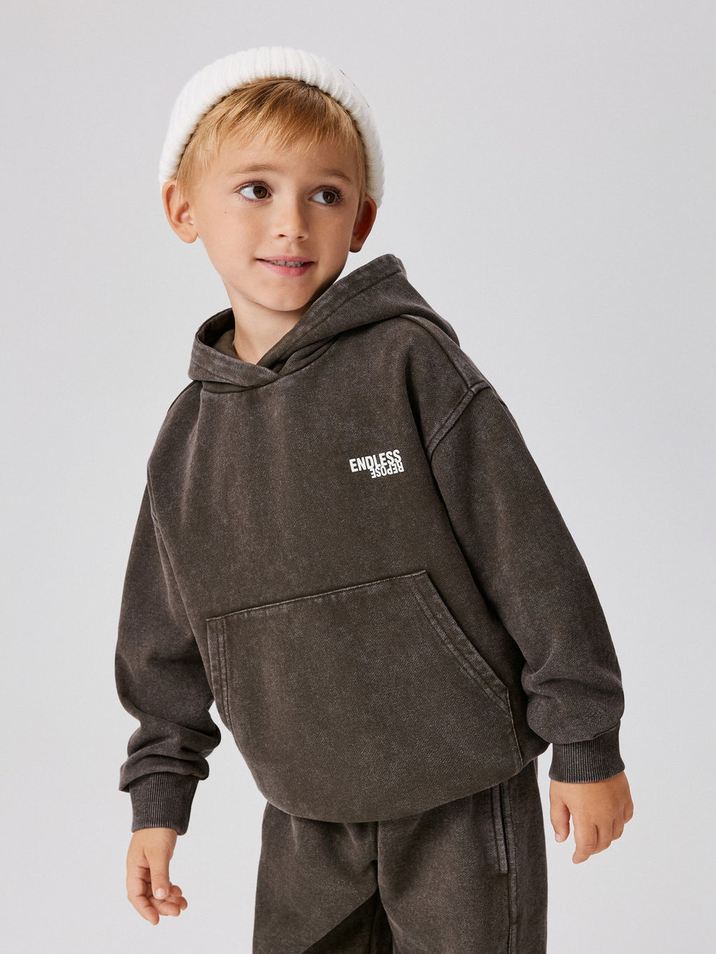 ACOOLA / Джемпер детский для мальчиков Botein коричневый  фото 4