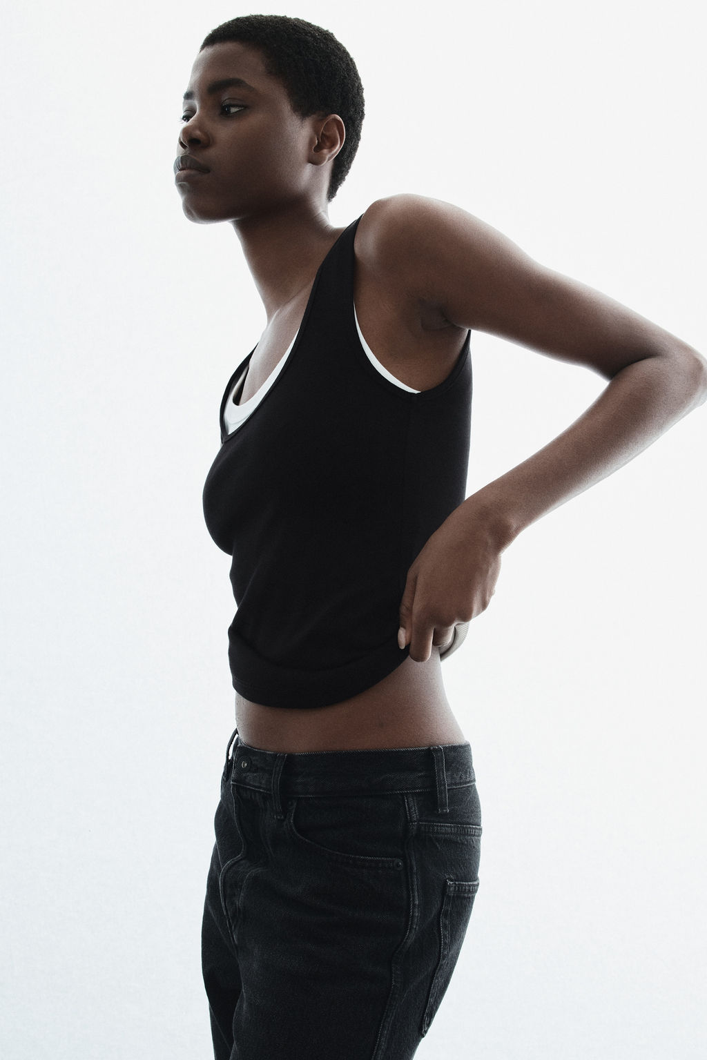 Camiseta sin mangas en algod?n - H&m фото 5