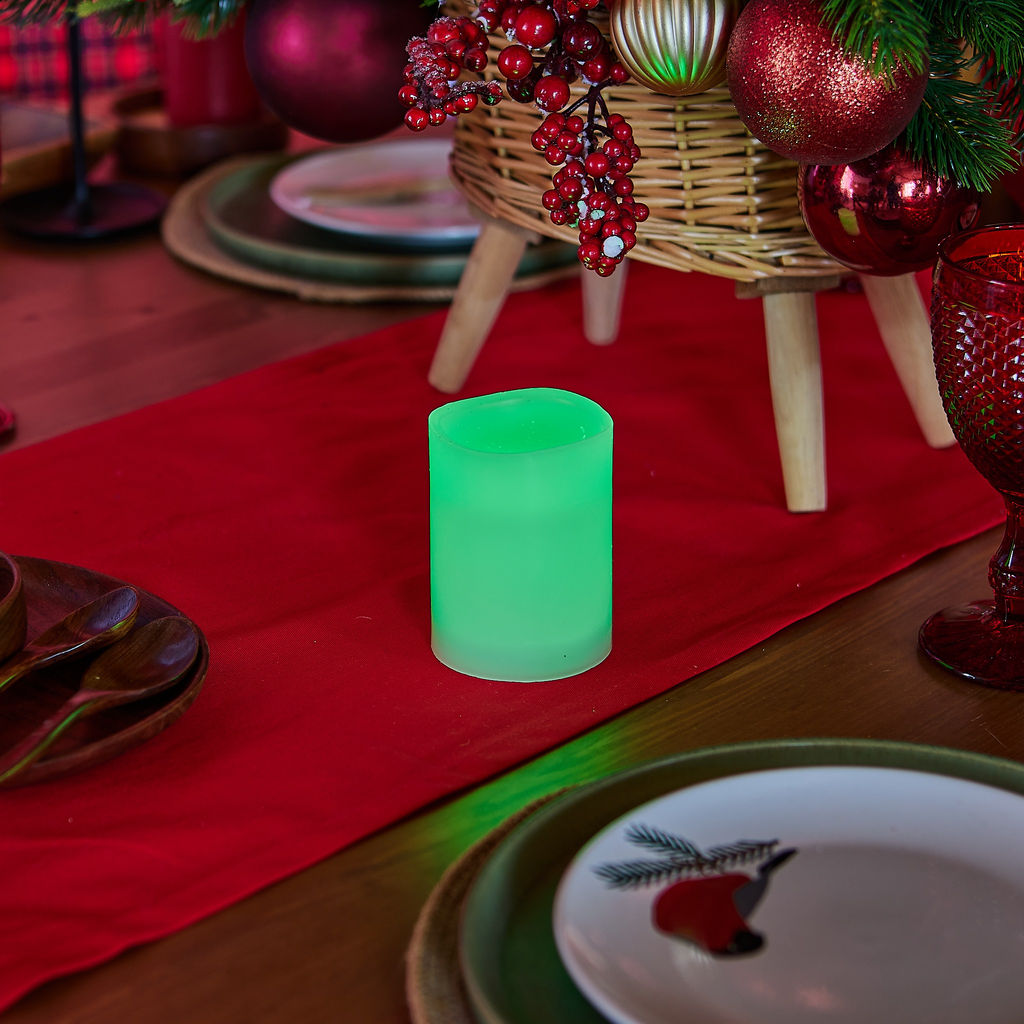 ULD-F052 RGB RC CANDLE Фигура светодиодная Свеча на батарейках 2АА (не в/к). 7,5х10 см. 1 светодиод. RGB свет. Пульт ДУ (в/к). TM Uniel - Volpe фото 10