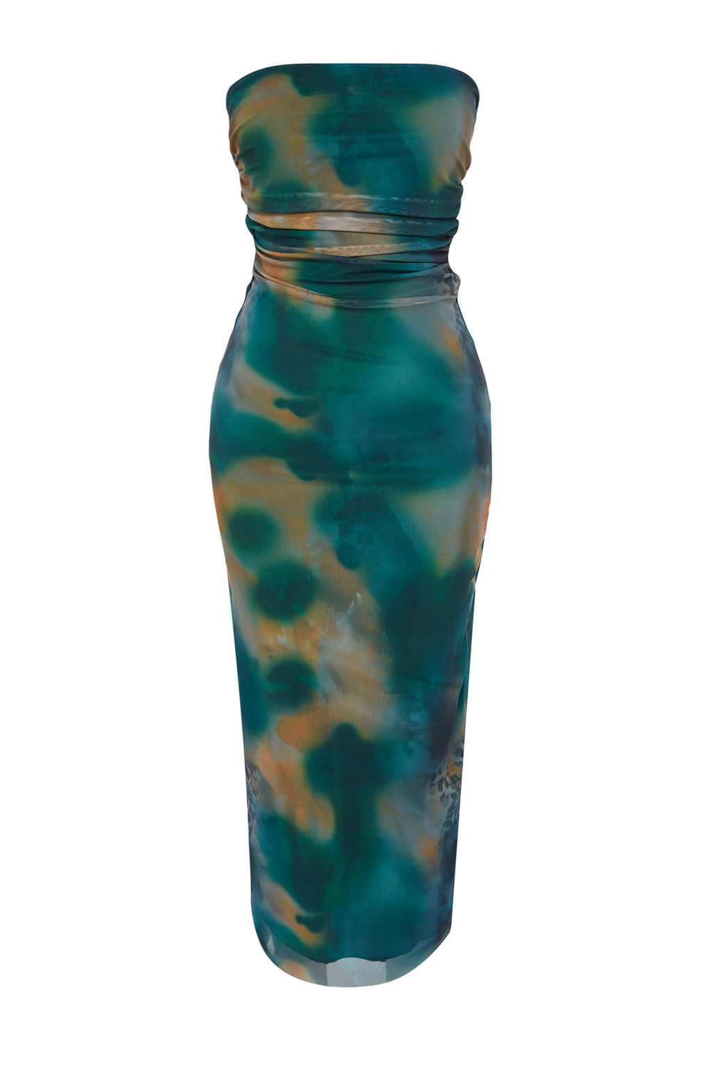 TRENDYOLMILLA Cok Renkli Vucuda Oturan Orme Tul S?k Abiye Elbise TPRAW24EL00303 фото 7