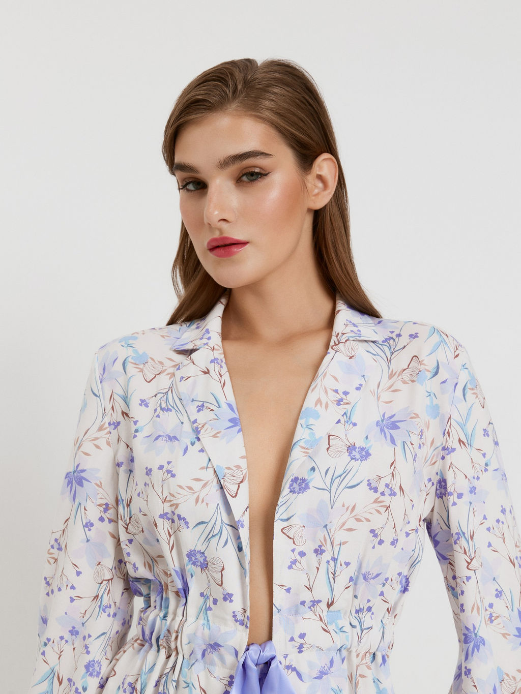 31200260019 Блузка жен. Anouk белый принт - Infinity Lingerie фото 4